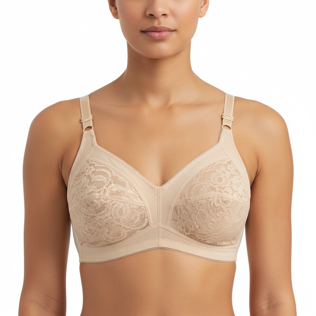 Pack Of 4 Lycra Net Bra - Beautiful Assorted Colors