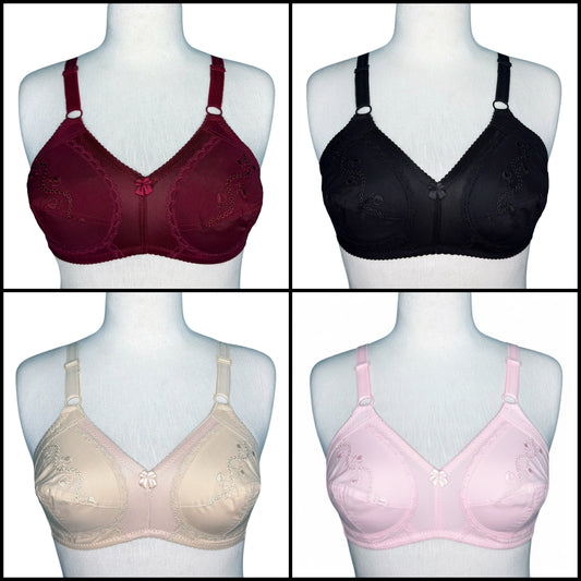 Pack Of 4 Comfort Cotton Bras