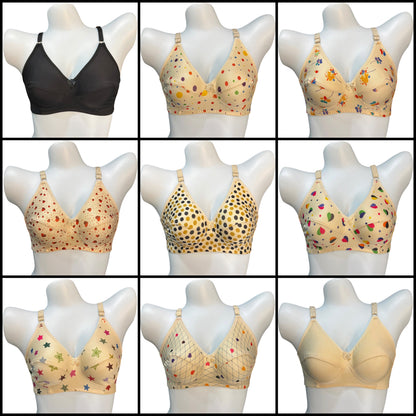 Pack Of 4 Malai Jersey Bra For Girls