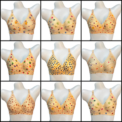 Pack Of 4 Malai Jersey Bra For Girls