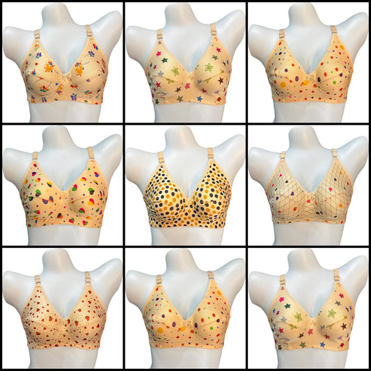 Pack Of 4 Malai Jersey Bra For Girls