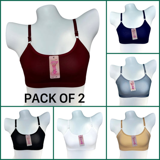 Pack Of 2 Teen BD Bras