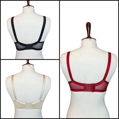 Pack Of 4 Lycra Net Bra - Beautiful Assorted Colors