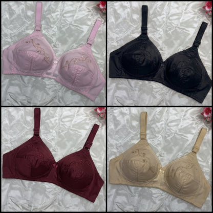 Pack Of 4 Comfort Cotton Bras