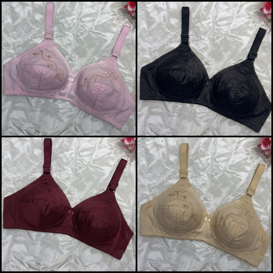 Pack Of 4 Comfort Cotton Bras