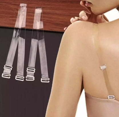 Transparent Bra Straps - Pack Of 3