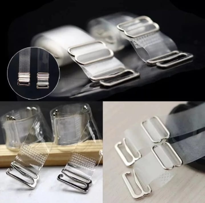 Transparent Bra Straps - Pack Of 3