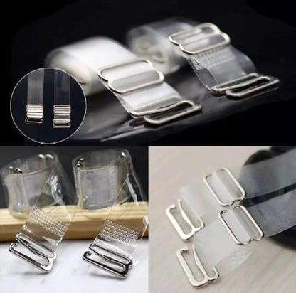 Transparent Bra Straps - Pack Of 3